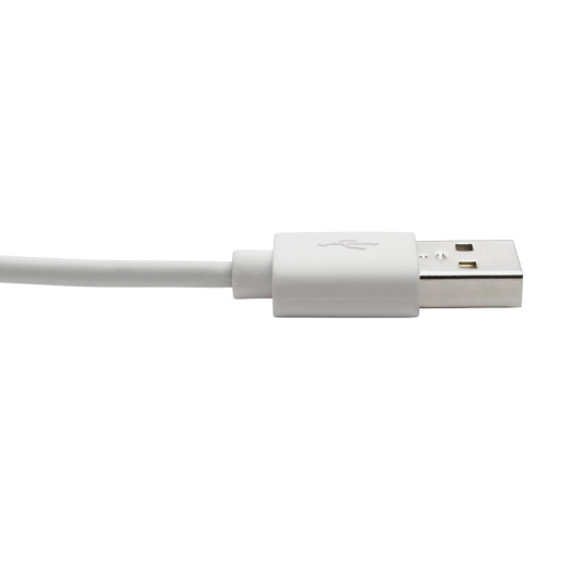 Lightning USB Charge Cable RA White 1.8M