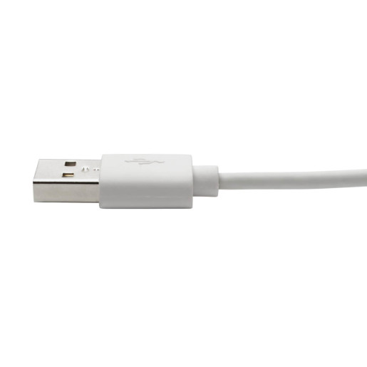 Lightning USB Charge Cable RA White 1.8M