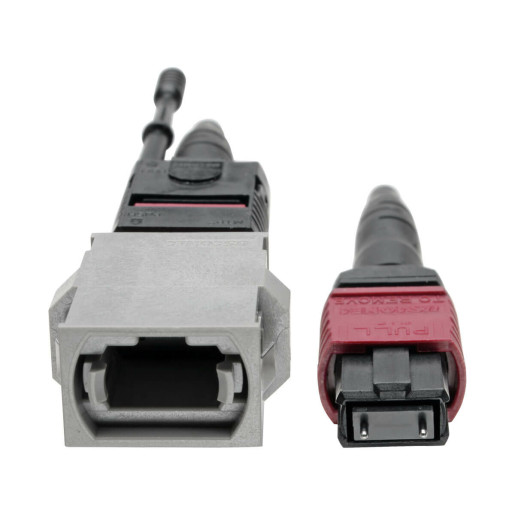 MTP/MPO BASE-8 FIBER ADAPTER OM4 C TO B