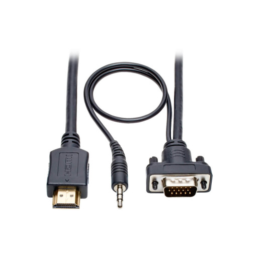 HDMI to VGA +Audio Converter Cable 0.91M