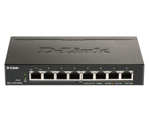 8-Port PoE Gigabit Smart Managed Switch