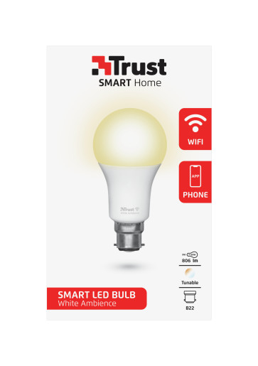B22 Smart WIFI Bulb White Ambience