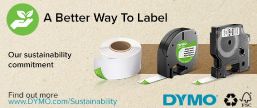 D1 Tape Durable 12mmx3M White on Black