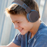 Folding Kids Headphones Blue/Grey