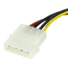 6in Molex to SATA Power Cable Adapter