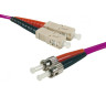Fiber OM3 50/125 SC/ST Purple 20m Fiber OM3 50/125 SC/ST Purple 20m