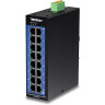 16-Port Indus. Gig WS DIN-Rail Switch