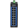 16-Port Indus. Gig WS DIN-Rail Switch