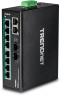 10-Port Hard Indus Gig PoE+ DINR Switch