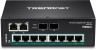 10-Port Hard Indus Gig PoE+ DINR Switch