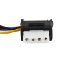 LP4-SATA Power Cable Adpt w/Floppy Power