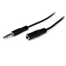 1m Slim 3.5mm Stereo Ext Audio Cable