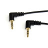 1ft Slim Right Angle Stereo Audio Cable