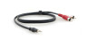 3.5mm Stereo Audio to 2 RCA (M-M) 10ft