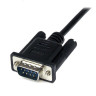 2m DB9 RS232 Serial Null Modem Cable