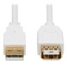 USB-A Antibacterial EXT CBL M/F 1.83m