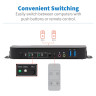 Displayport USB KVM Switch 2-Port 4K Kit