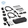 Displayport USB KVM Switch 2-Port 4K Kit