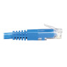 Cat6 Down Right Angle Slim M/M Blue 6M