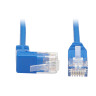 Cat6 Cable Up Angle Slim M/M Blue 2.1M
