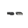USB-A Male to Right Angle USB-C Male 1M