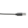 USB-A Male to Right Angle USB-C Male 1M