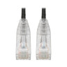 Cat6 Gigabit Snagless UTP Slim BLK 0.31m