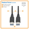 USB 3.0 A/A Cable U325 Couplers 1.83 m