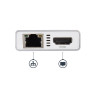 USB C Multiport Adapter - PD - Silver