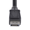 2m DisplayPort Cable with Latches - M/M