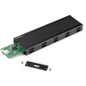 M.2 PCIe NVMe/M.2 SATA SSD USB Enclosure