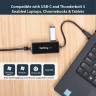 USB-C to 1GB Network Adpt w/USB 3.0 Port