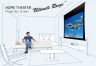2.4m Tab Tension Projection Screen