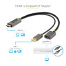 HDMI to DisplayPort Adapter HDMI 4K60Hz