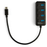 Hub - USB C 4-Port with On/Off Switches