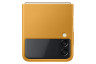Z Flip3 Leather Cover Mustard