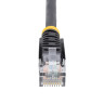 7m Black Snagless Cat5e Patch Cable