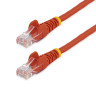 Red Snagless Cat5e Patch Cable 5m