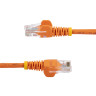 10m Orange Snagless Cat5e Patch Cable