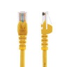 Yellow Snagless Cat5e Patch Cable 0.5m