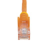 7m Orange Snagless Cat5e Patch Cable