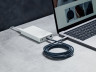 USB-C To USB-C Braided Cable 1.8m - Grey