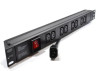 1U 8Way Hori IEC C13 10A PDU IECC14 RM