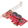SATA PCIe Card 2 Ports 6Gbps Non-RAID