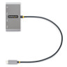 3-Port USB-C Hub with Ethernet Portable