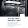 2U Vented Fixed Rack Shelf 50lbs/22kg
