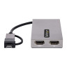USB to Dual HDMI Adapter 4K30Hz+1080p