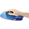 Crystal Gel Mousepad Wrist Support Blu