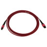 100G MM OM4 Fiber Cable F/F Magenta 3M