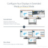 MST hub DisplayPort to 2x DisplayPort